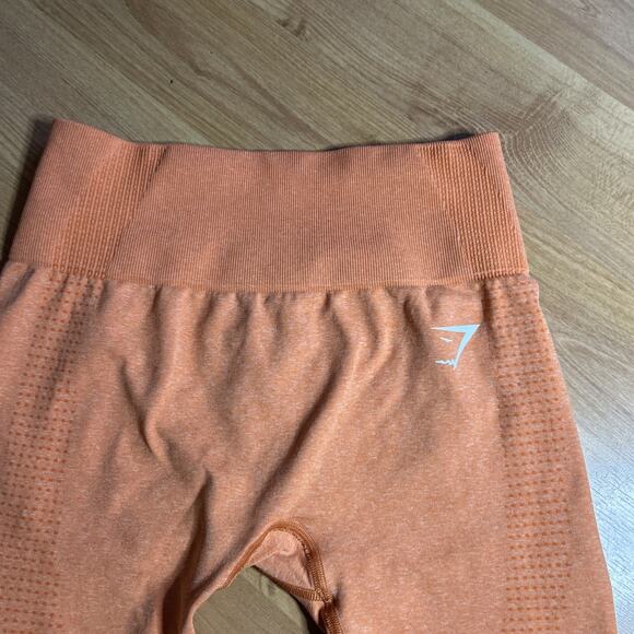 Gymshark Women's Leggings Size Small Orange High Waisted - Picture 2 of 4